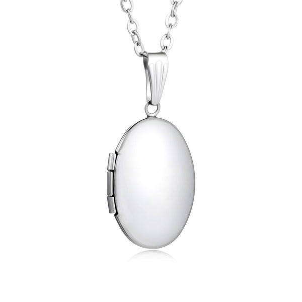 5pcs 316 Surgical Stainless Steel Living Memory Floating Lockets, 22mm Oval Waterproof Pendants, MP-A1