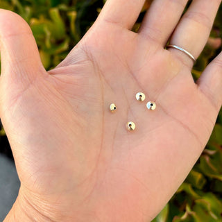 20pcs Real 1/20 14K Gold Filled Small Tiny Saucer Rondelle Beads, Size Selections: 3.6mm/4.5mm