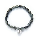 1 Strand Stretch Natural Grade A Eagle Eye Free Form Gemstone Bracelet, 7-10mm Beads, Length Selections: 7 inch/7.5 inch