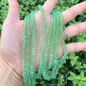 200pcs Creative Club Faceted Flat Bicone Rondelle Crystal Glass Beads #5305, Peridot Green, 6x4mm Small, Hole ID 1mm, CC3R616