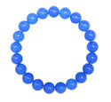 1 Strand Stretch Natural Blue Lapis Lazuli Beaded Gemstone Bracelet, 8mm Bead, Length Selections: 7 inch/7.5 inch/8 inch/8.5 inch