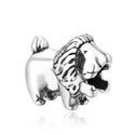 925 Sterling Silver Leo Zodiac Sign Bead Charm, Compatible with Pandora All Other Charm Bracelets