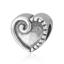 Real 925 Sterling Silver Love Heart Charm Love U Forever Bead