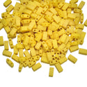 10g Miyuki Half Tila Seed Beads 5x2.3mm, Matte Rich Yellow (HTL-2311)