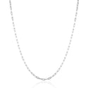 1pc 925 Sterling Silver Paperclip Cable Link Chain Necklace, Tarnish Resistant Rhodium Plated, 3.5mm, Thick Strong, Length Selections: 18/20/22/24/26 inch