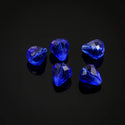 24pcs Adabele Austrian Faceted Teardrop Crystal Beads #5500, Sapphire Blue, 12mm x 10mm, Hole ID 1.2mm, SST-1213