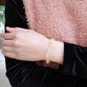 1 Strand Stretch Natural Yellow Citrine Free Form Gemstone Bracelet, 5-8mm Small Beads, Length Selections: 7 inch/7.5 inch