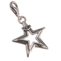 Solid 925 Sterling Silver Twinkle Star Charm Wish Star Bead