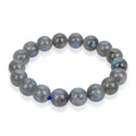 1 Strand Stretch Natural Grade A Labradorite Beaded Gemstone Bracelet, 8mm Bead, Length Selections: 7 inch/7.5 inch/8 inch/8.5 inch