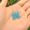 50g Miyuki Rocaille 11/0 Round Seed Bead Duracoat Opaque Moody Blue RR-4479