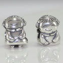 1pc Solid 925 Sterling Silver My Love Bead Charm, Compatible with Pandora All Other Charm Bracelet, EC166