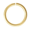 20pcs 925 Sterling Silver Open Jump Rings, Real 18K Yellow Gold Plated, 1mm/18 Gauge, Size Selections: 4/6/8/10/12mm