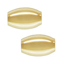 10pcs Real 1/20 14K Gold Filled Small Oval Beads, 3x5mm, Hole ID 1mm, JK2-L1