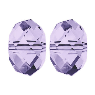 24pcs Adabele Austrian Faceted Rondelle Crystal Beads #5040, Light Violet (Purple), Size Selections: 6x4mm, 8x6mm, 10x8mm