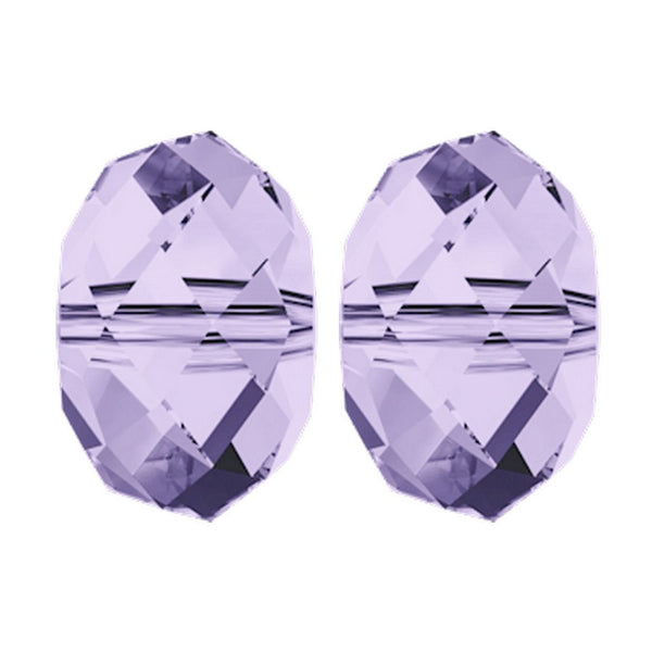 24pcs Adabele Austrian Faceted Rondelle Crystal Beads #5040, Light Violet (Purple), Size Selections: 6x4mm, 8x6mm, 10x8mm
