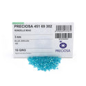 100pcs Preciosa Faceted Bicone Crystal Beads, Blue Zircon AB, Size Selections: 3mm/4mm/6mm