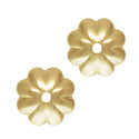 20pcs Real 1/20 14K Gold Filled Flower Bead Caps, Size Selections: 3mm/4mm/6mm