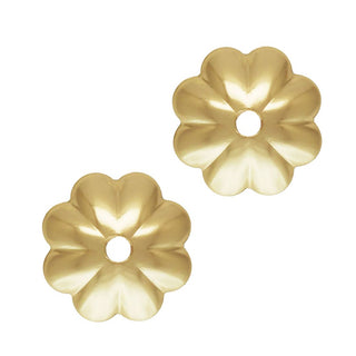 20pcs Real 1/20 14K Gold Filled Flower Bead Caps, Size Selections: 3mm/4mm/6mm