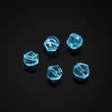 24pcs Adabele Austrian Faceted Helix Spiral Irregular Crystal Beads #5020, Aquamarine Blue, 8mm, Hole ID 1.1mm, SSH-810