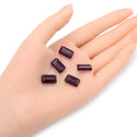25pcs Adabele Austrian Faceted Rectangle Crystal Beads #5055, Purple Velvet, 14mm x 8mm, Hole ID 1.2mm, SSRT1427