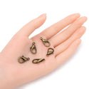 20pcs Trigger Lobster Claw Clasp, Antique Bronze Plated, Size Selections: 10mm/12mm/15mm/20mm