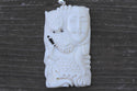 1pc Beautiful Dragon Goddess Hand Carved White Buffalo Bone Drop Pendant, Symbol of Strength Prosperity Pendant, with Sterling Silver Bail, 2.2 Inch, BP-69