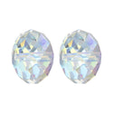 24pcs Adabele Austrian Faceted Rondelle Crystal Beads #5040, Crystal Clear AB, Size Selections: 6x4mm, 8x6mm, 10x8mm