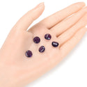 25pcs Adabele Austrian Faceted Flat Round Twist Coin Crystal Beads #5621, Purple Velvet, 10mm, Hole ID 1.2mm, SSW1027