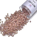 30g Miyuki Delica 11/0 Seed Beads, Opaque Glazed Beige DB2271