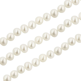 Adabele Natural AAA Grade Round Pearl Beads, White Cultured Freshwater Pearls, 4 - 5mm, 1 Strand/14 Inch, FPA-45