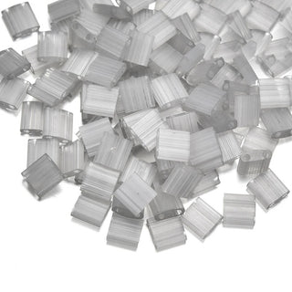 10g Miyuki Full Tila Square Seed Beads 5x5mm, Light Taupe Silk Satin (TL-2598)