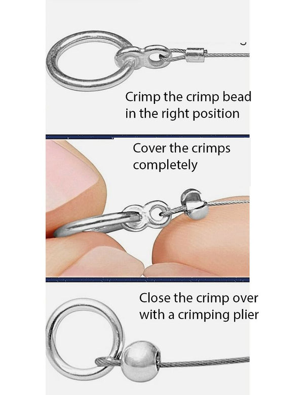 100pcs Tarnish Resistant Crimp Bead Knot Cover, 18K Yellow Gold Plated Brass, Size Selections: 3mm/4mm/5mm/6mm