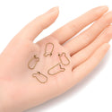 100pcs Earring Hooks Kidney Ear Wire, Antique Bronze Plated Brass, Size Selections: 18mm/25mm/30mm/36mm/43mm/47mm