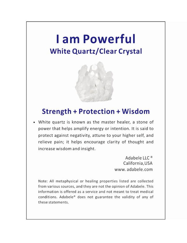 Adabele Premium 108 Mala Bead Tassel Necklace, 8mm Natural Grade A White Quartz Clear Crystal Gemstone, Buddhist Japa Prayer Beaded Jewelry RGN13