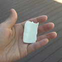 1pc Beautiful Smart Fox Goddess Hand Carved White Buffalo Bone Drop Pendant, Symbol of Strength Prosperity Pendant, with Sterling Silver Bail, 2 Inch, BP-70