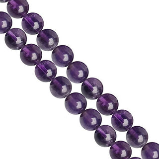 Lab Created Purple Amethyst Gemstone Round Beads, 1 Strand/15 Inch, Size Selections: 4mm/6mm/8mm/10mm