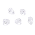 24pcs Adabele Austrian Faceted Teardrop Crystal Beads #5500, Crystal Clear, 10mm x 8mm, Hole ID 1.1mm, SST-1001