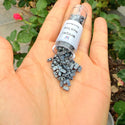 10g Miyuki Half Tila Seed Beads 5x2.3mm, Matte Metallic Silver Grey (HTL-2002)