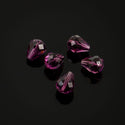 24pcs Adabele Austrian Faceted Teardrop Crystal Beads #5500, Amethyst, 10mm x 8mm, Hole ID 1.1mm, SST-1011