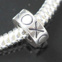 1pc Solid 925 Sterling Silver Hugs Kisses Charm XO Bead Charm, Compatible with Pandora All Other Charm Bracelet, EC389
