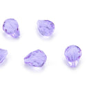 24pcs Adabele Austrian Faceted Teardrop Crystal Beads #5500, Light Violet, 10mm x 8mm, Hole ID 1.1mm, SST-1004