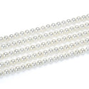 AAA Grade Natural Shell Pearl Round Beads, Freshwater Mother Of Pearl Nacre, Pearl White, 1 Strand/15 Inch, Size Selections: 4mm/6mm/8mm/10mm
