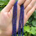 Natural Sapphire Blue Quartz Gemstone Faceted Rondelle Beads, 4x2mm/Small, Hole ID 0.9mm, 14 Inch/1 Strand, GH1R-8