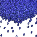 30g Miyuki Delica 11/0 Seed Beads, Opaque Cobalt Blue DB726