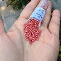 30g Miyuki Delica 11/0 Seed Beads Opaque Matte Rainbow Carnelian Red DB2306