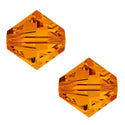 100pcs Adabele Austrian Faceted Bicone Crystal Beads #5301, Sun (Orange), Size Selections: 3mm/4mm/5mm/6mm
