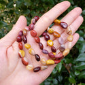 1 Strand Stretch Natural Mookaite Jasper Free Form Gemstone Bracelet, 7-10mm Beads, Length Selections: 7 inch/7.5 inch