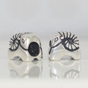 1pc 925 Sterling Silver Aries Zodiac Sign Bead Charm, Compatible with Pandora All Other Charm Bracelets, EC5-B3