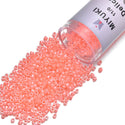 30g Miyuki Delica 11/0 Seed Beads, Translucent Luminous Flamingo DB2034