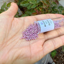 7.5g Miyuki Delica 11/0 Seed Beads, Opaque Gold Luster Dark Orchid DB253